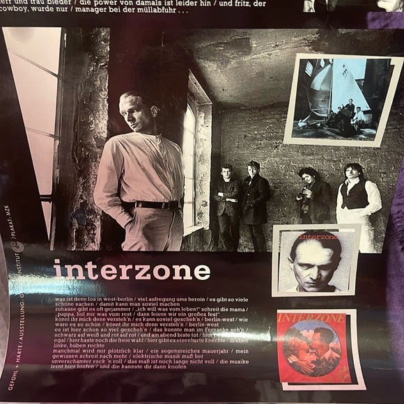 Rare UDO LINDENBERG poster ALL TAGS DETEKTIVE INTERZONE - Picture 3 of 4